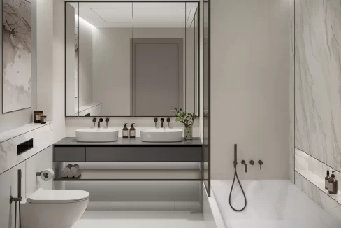 Bathroom-scaled